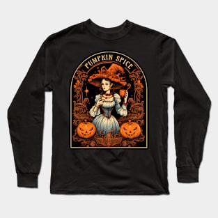 Vintage Pumpkin Spice Long Sleeve T-Shirt